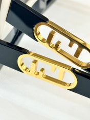 DIAGONAL RECTANGULAR FRAME SUNGLASSES FE40182 IN ACETATE