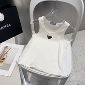 CAMISOLE 624507 IN WHITE COTTON RIBBED