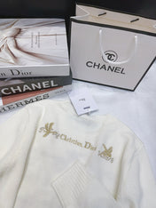 DIOR 25S LONG-SLEEVE CREWNECK SWEATER 674