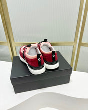 SNEAKER IN LIGHT PINK MIX CHERRY RED SUEDE