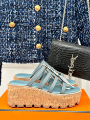ISABELLA SANDAL SKY CALFSKIN