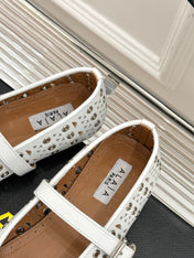 MARY JANE IN WHITE CALFSKIN