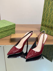 GG SIGNORIA SLINGBACK PUMP BLOOD LAMBSKIN