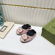 GG BALLET SUPER SLIM PASTEL PINK LAMBSKIN