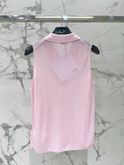 CELINE 26S KNIT POLO TANK TOP 296