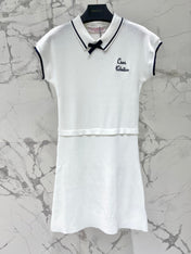 VALENTINO 26S SHORT-SLEEVE POLO MINI DRESS 458