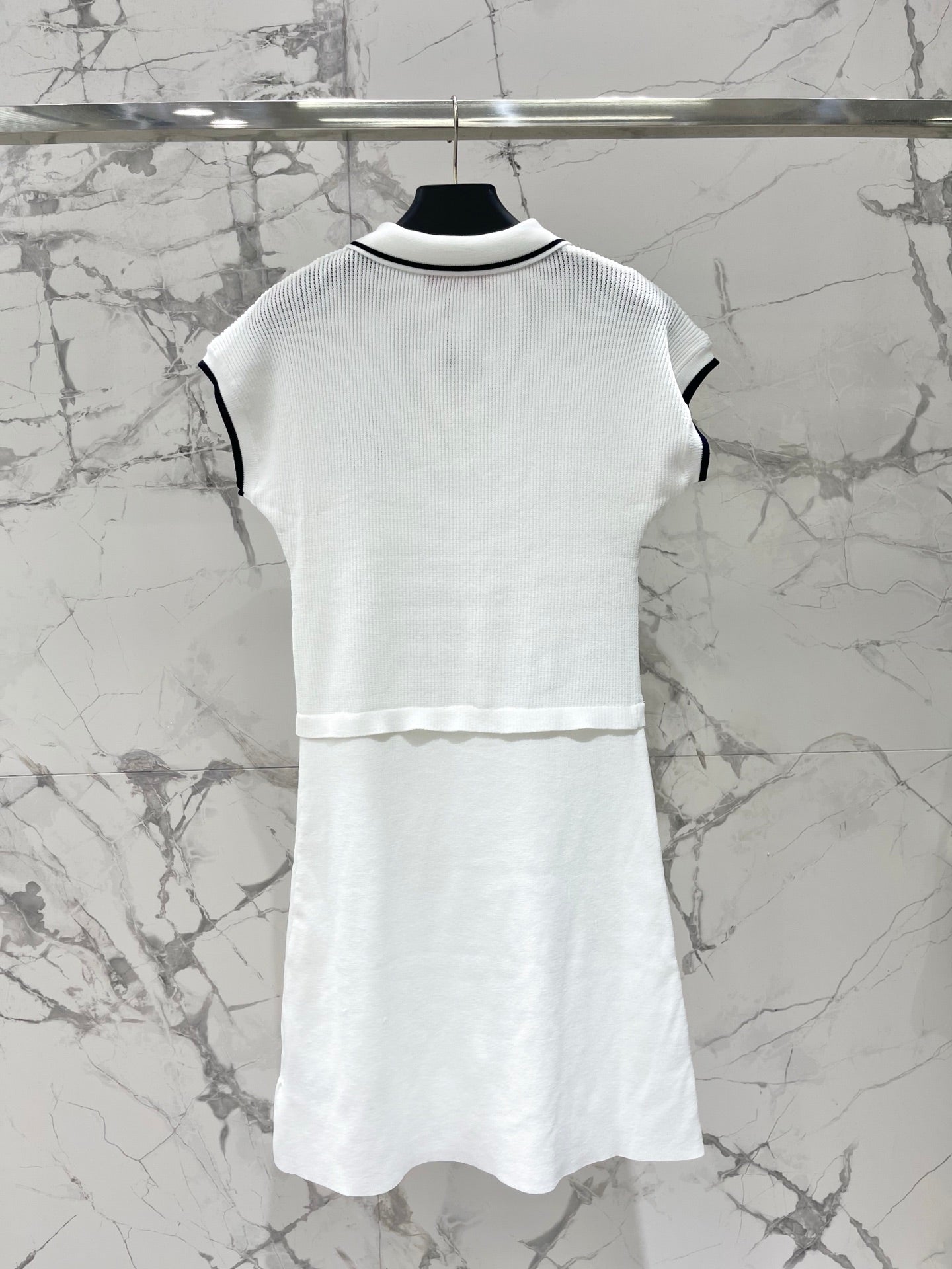 VALENTINO 26S SHORT-SLEEVE POLO MINI DRESS 458