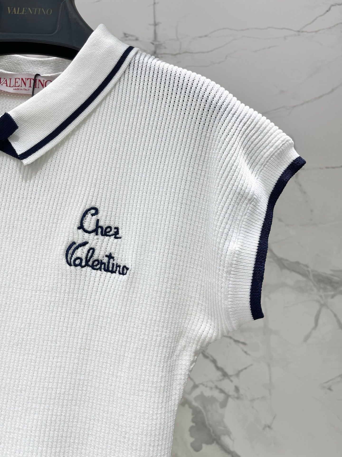 VALENTINO 26S SHORT-SLEEVE POLO MINI DRESS 458