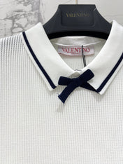 VALENTINO 26S SHORT-SLEEVE POLO MINI DRESS 458