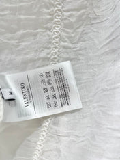 VALENTINO 26S SLEEVELESS CROCHET-TRIM TOP 449