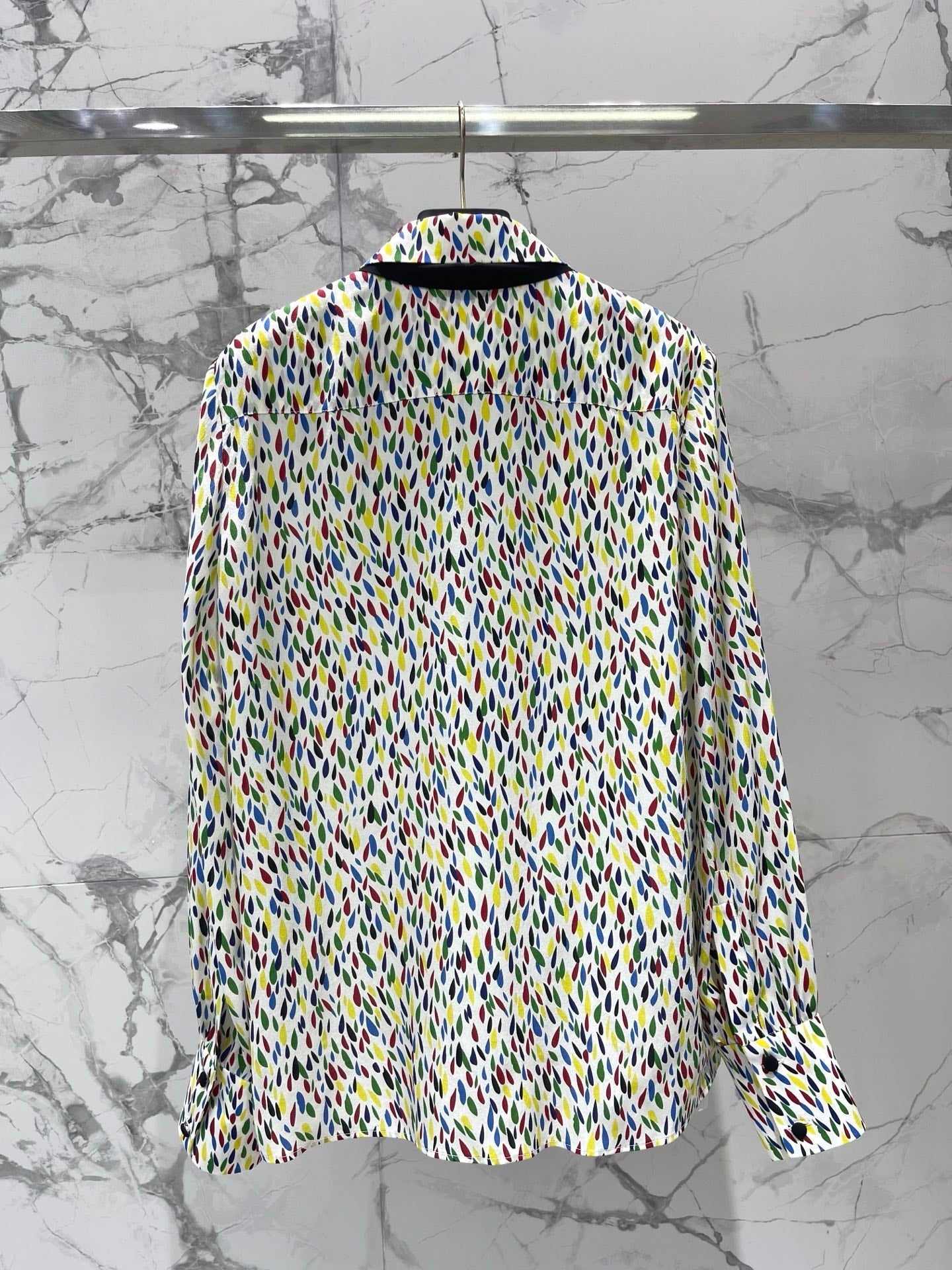 VALENTINO 26S LONG-SLEEVE PRINTED SHIRT 432