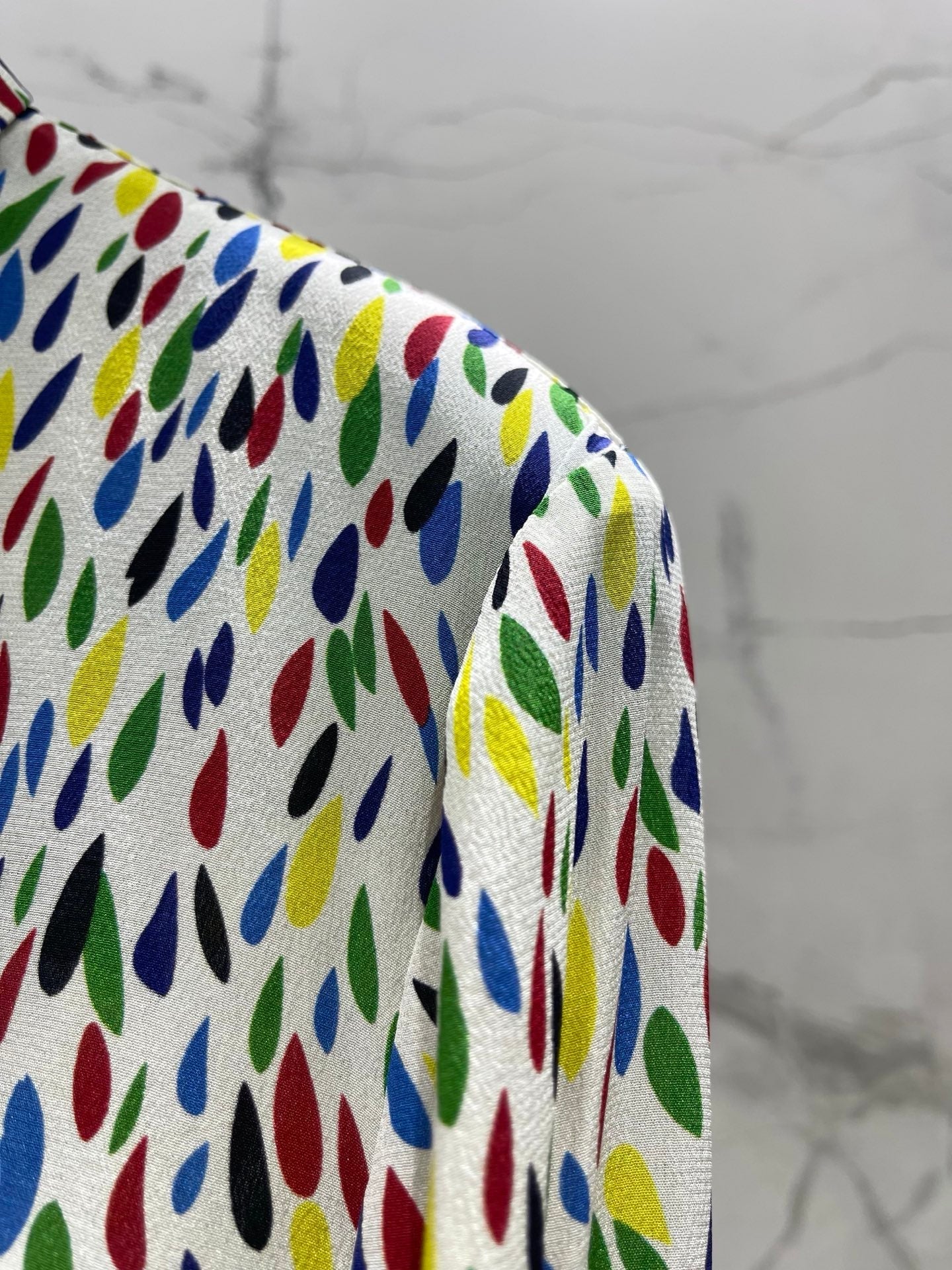 VALENTINO 26S LONG-SLEEVE PRINTED SHIRT 432
