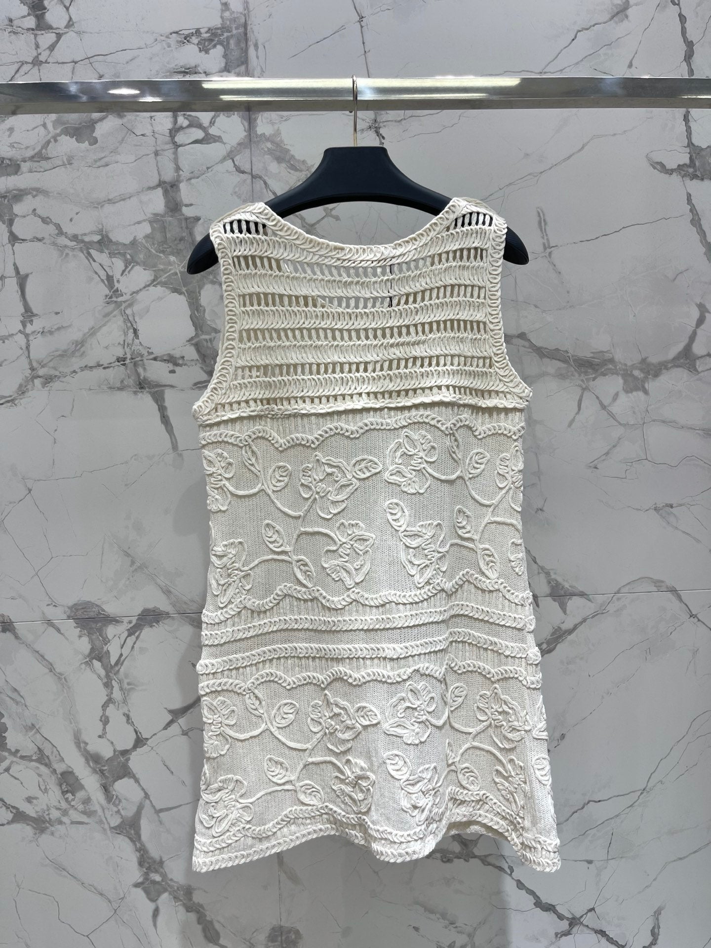 VALENTINO 26S SLEEVELESS KNIT MINI DRESS 430