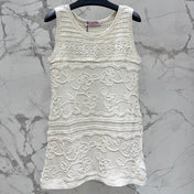 VALENTINO 26S SLEEVELESS KNIT MINI DRESS 430
