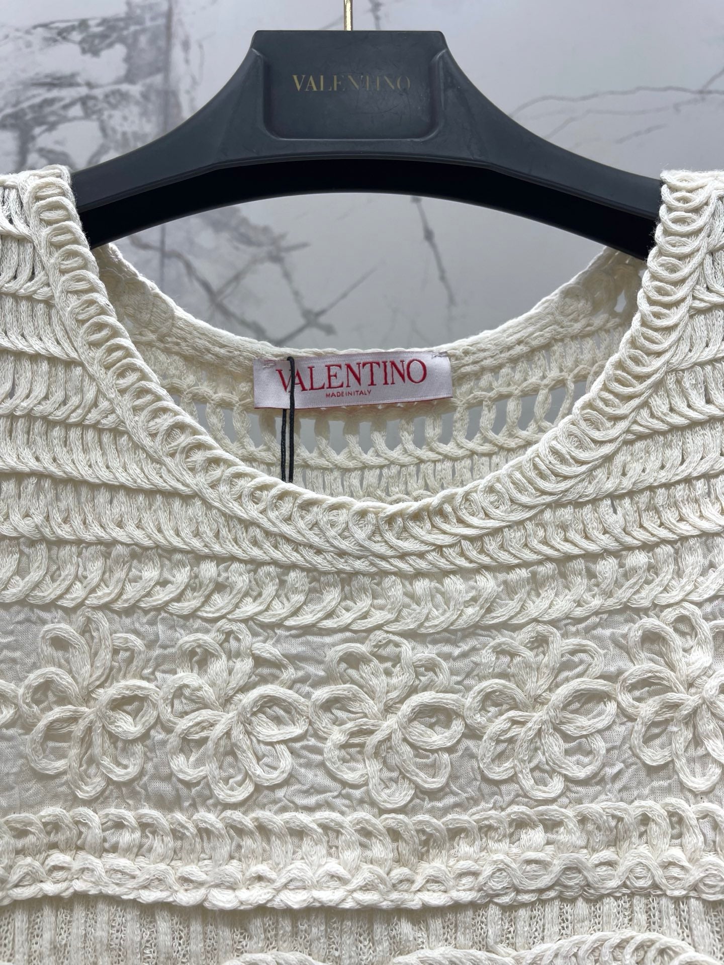 VALENTINO 26S SLEEVELESS KNIT MINI DRESS 430