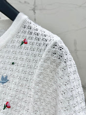 DIOR 26S SHORT-SLEEVE KNIT T-SHIRT 1315