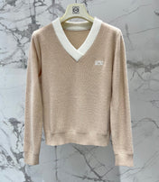 LOEWE 26S V-NECK KNITTED SWEATER 554