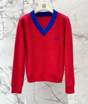 LOEWE 26S V-NECK KNITTED SWEATER 553