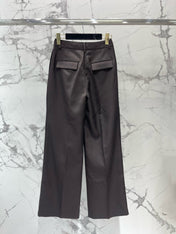 CHANEL 26S TWEED STRAIGHT-LEG PANTS 1695