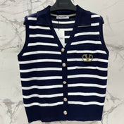 VALENTINO 26S SLEEVELESS KNIT CARDIGAN 376