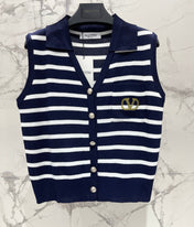 VALENTINO 26S SLEEVELESS KNIT CARDIGAN 376