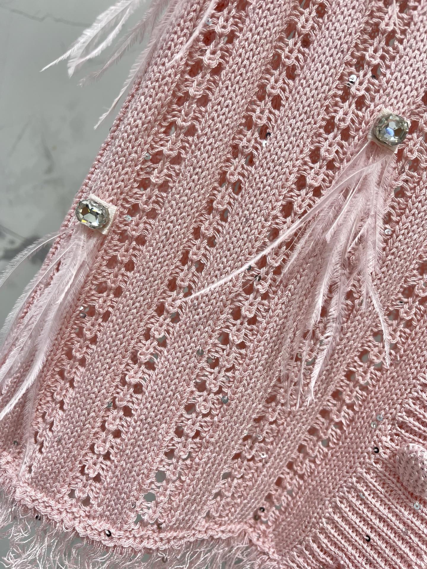 VALENTINO 26S SHORT-SLEEVE KNIT CARDIGAN 351