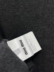 MIUMIU 26S V-NECK KNIT CARDIGAN 1301