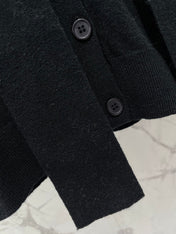 MIUMIU 26S V-NECK KNIT CARDIGAN 1300