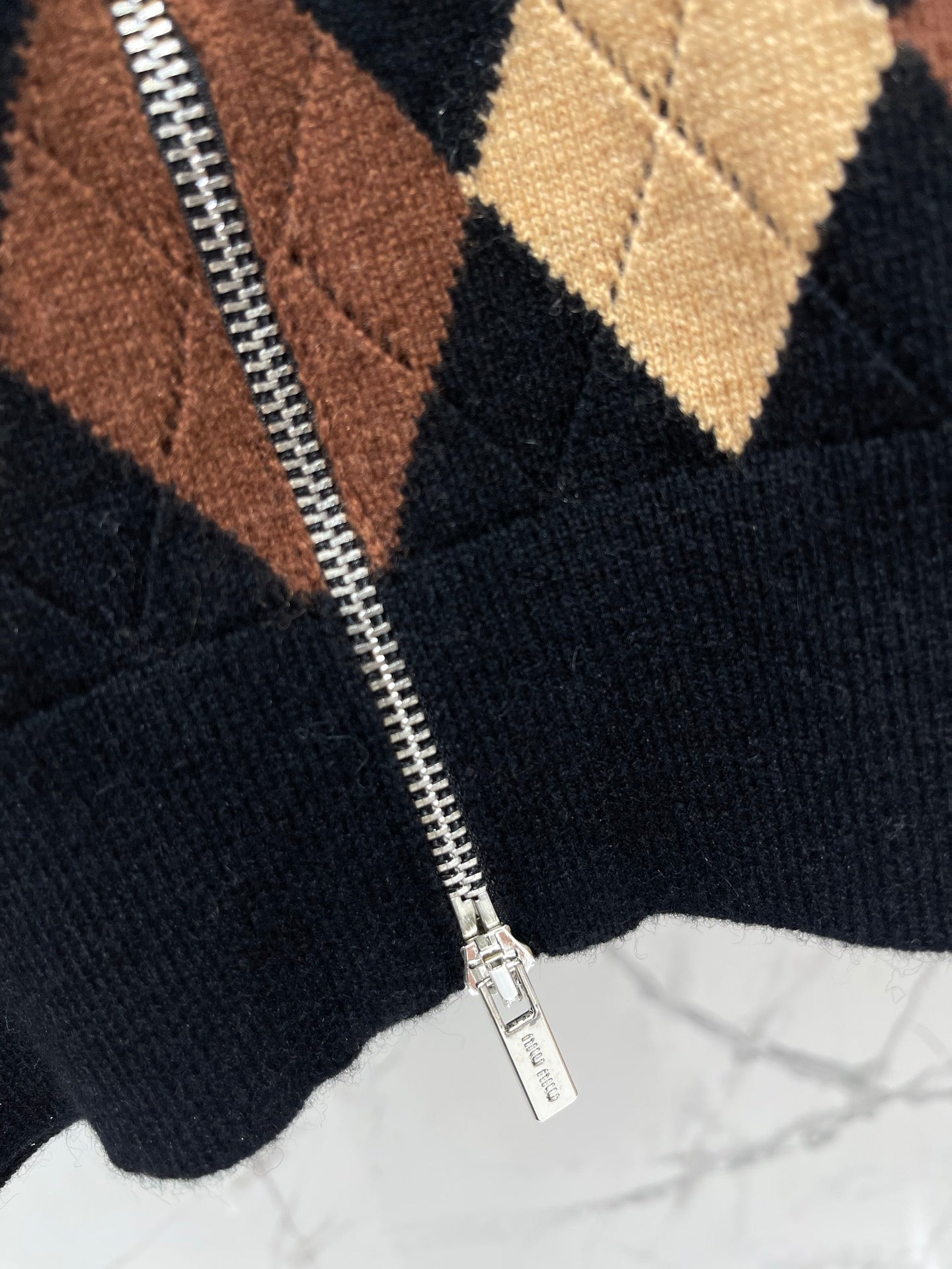 MIUMIU 26S ZIP-UP KNIT CARDIGAN 1280