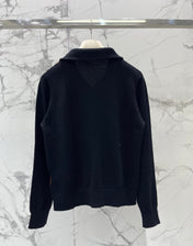MIUMIU 26S ZIP-UP KNIT CARDIGAN 1280