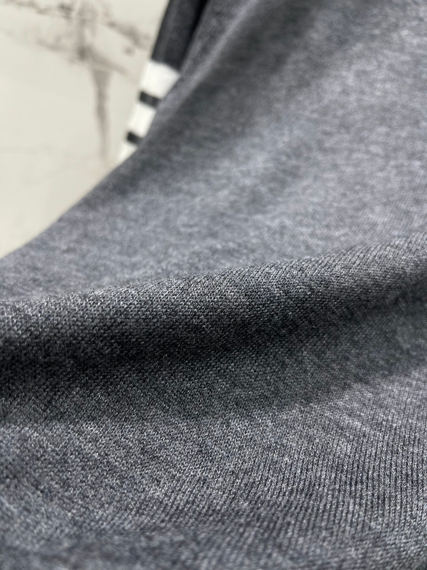 THOM 26S KNIT LONG-SLEEVE POLO 312