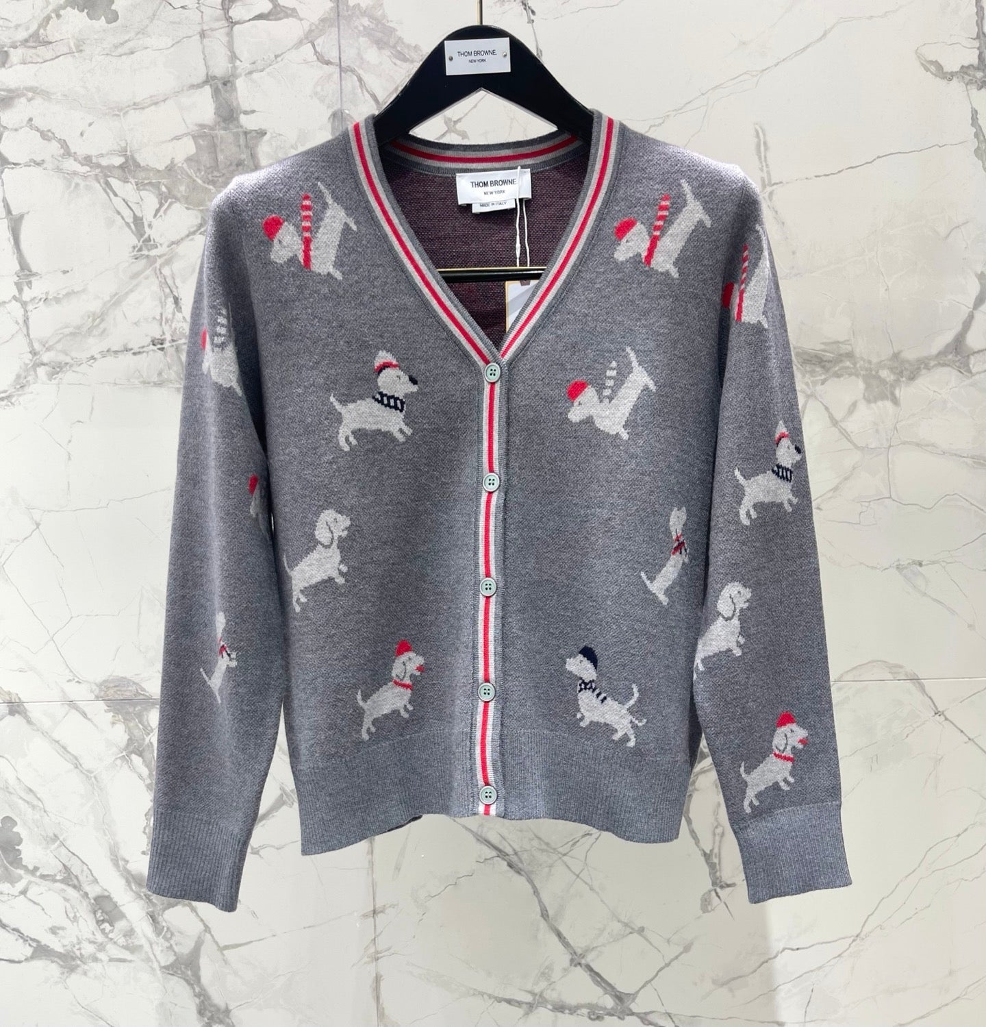 THOM 26S V-NECK KNIT CARDIGAN 307