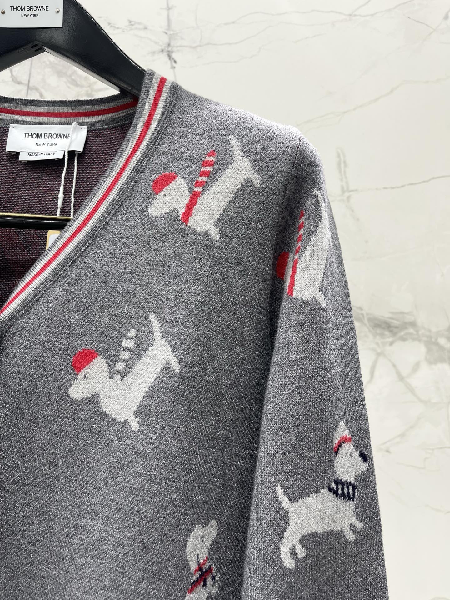 THOM 26S V-NECK KNIT CARDIGAN 307