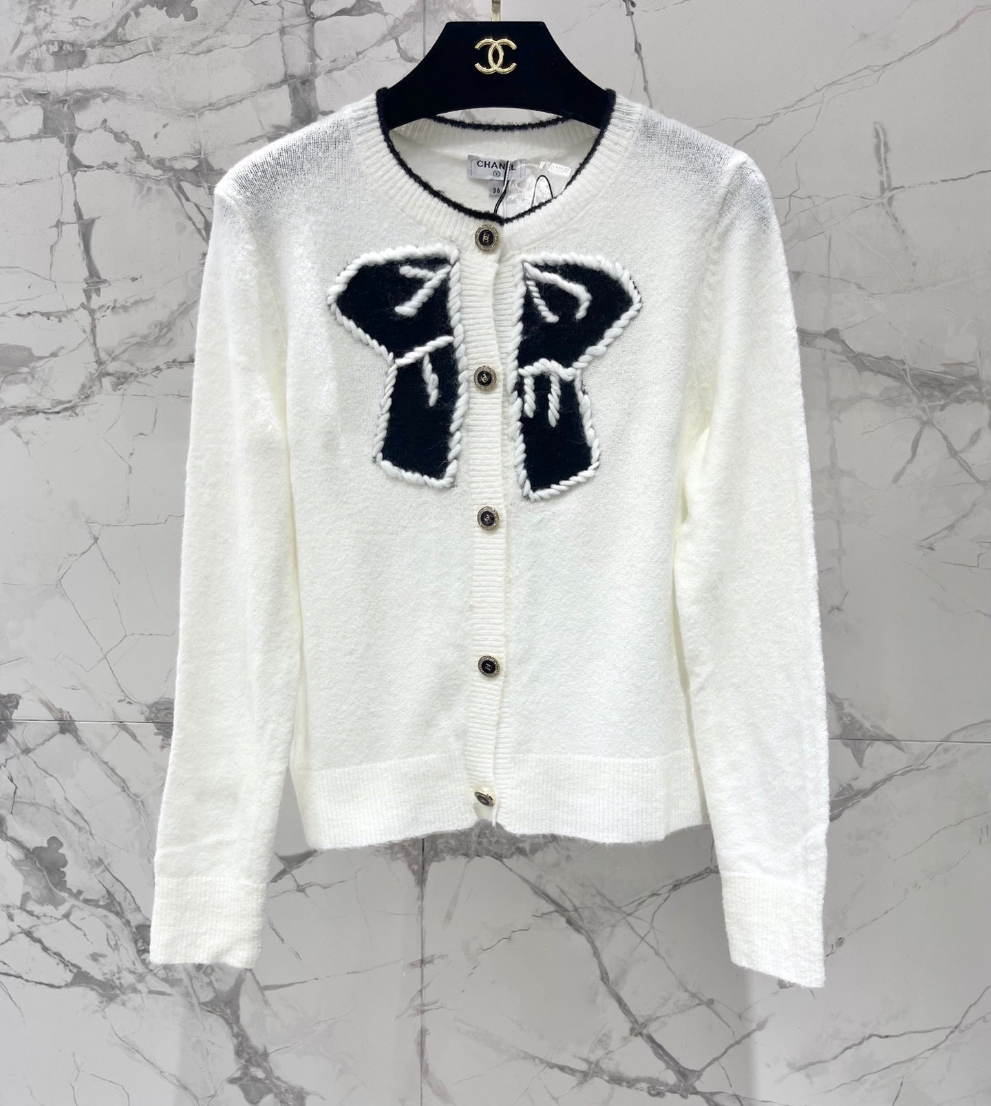 CHANEL 26S STRIPED CARDIGAN 1651
