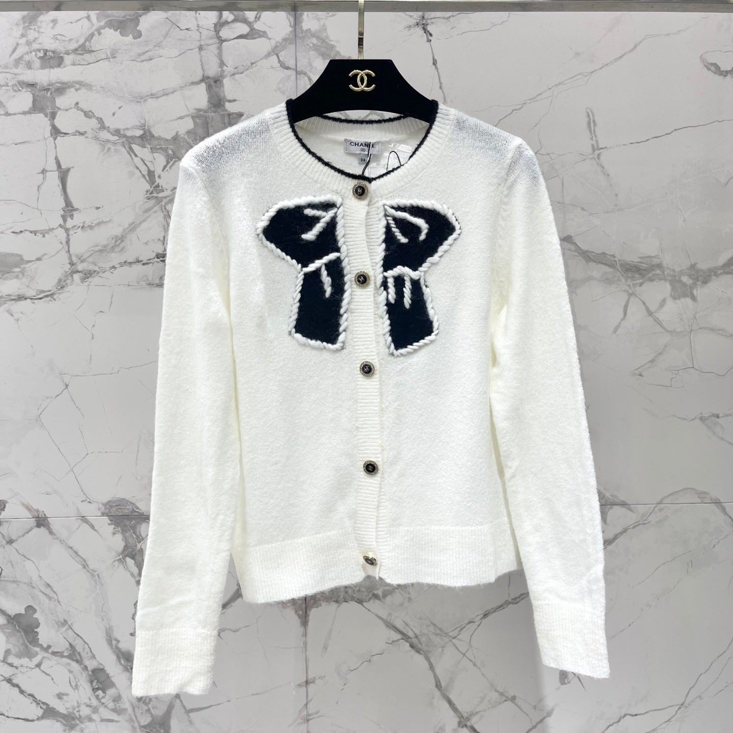 CHANEL 26S STRIPED CARDIGAN 1651