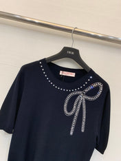 VALENTINO 26S SHORT SLEEVE KNIT TOP 227