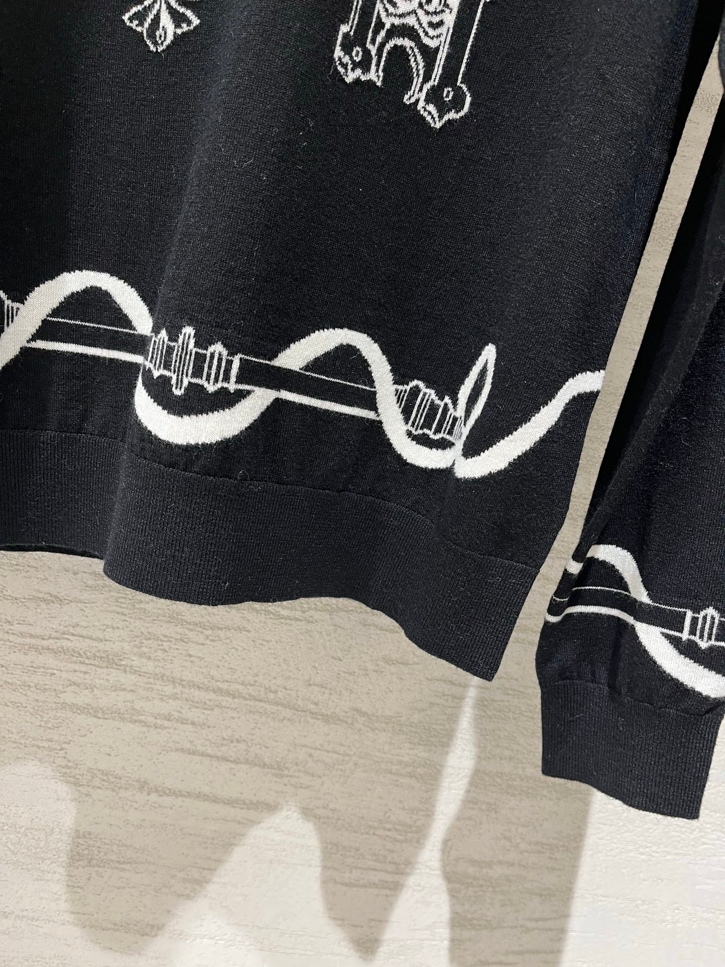 HERMES 26S CREWNECK KNIT SWEATER 866