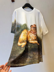 Loewe 25 Painting T-shirt Multicolor Cotton