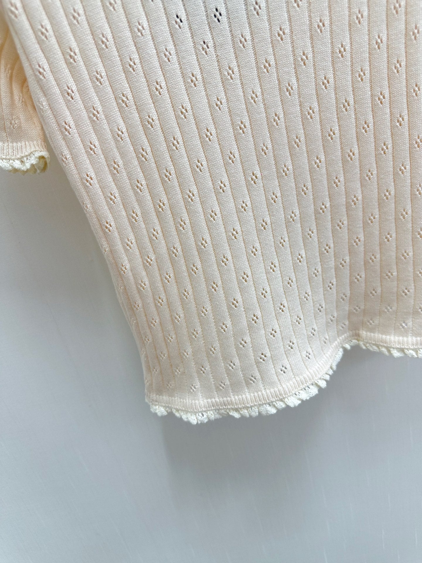 PRADA 26S SHORT-SLEEVE KNIT TOP 1017