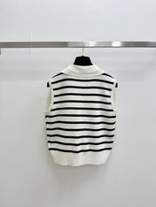 VALENTINO 26S COLLARED KNIT VEST 396