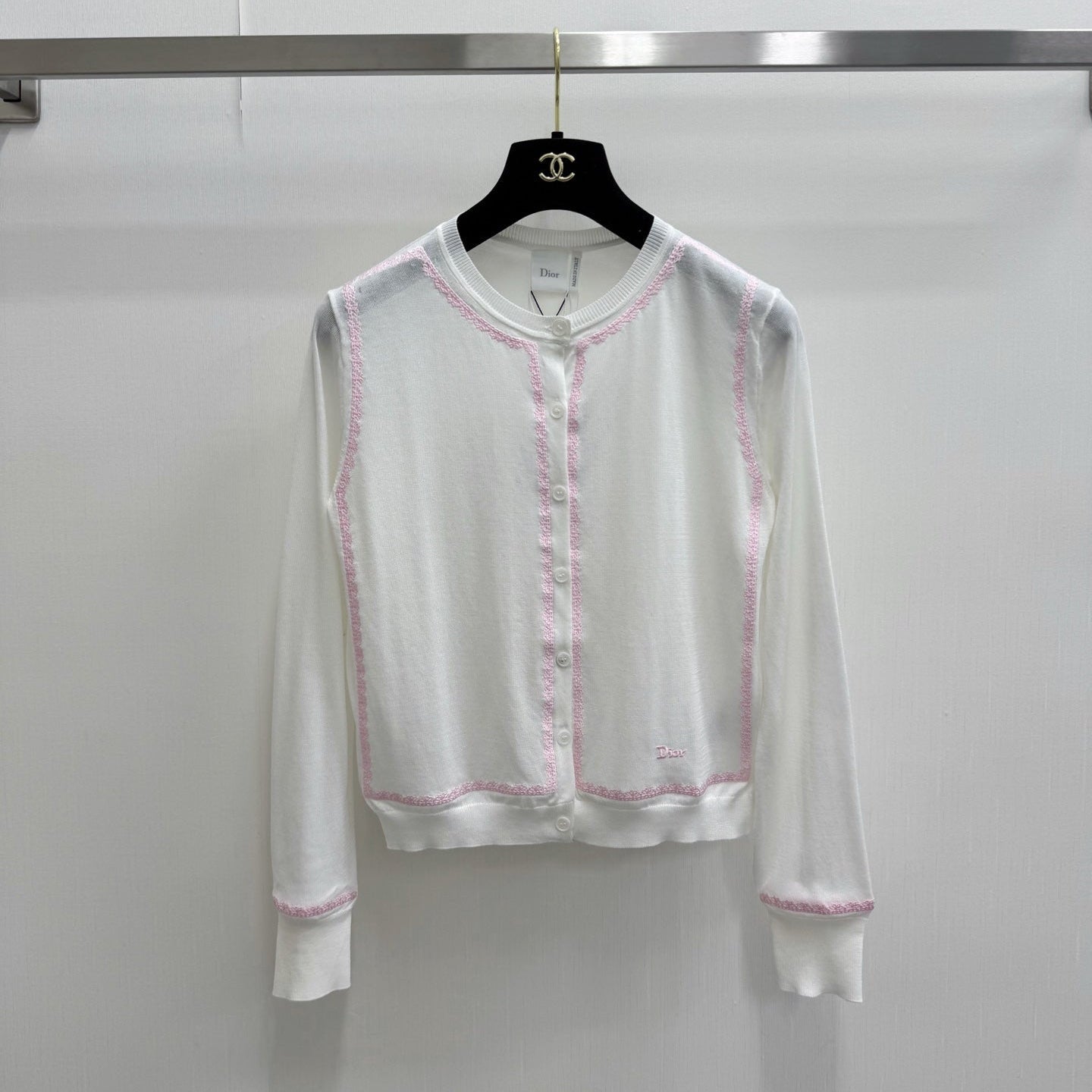 DIOR 26S LONG-SLEEVE KNIT CARDIGAN 1410