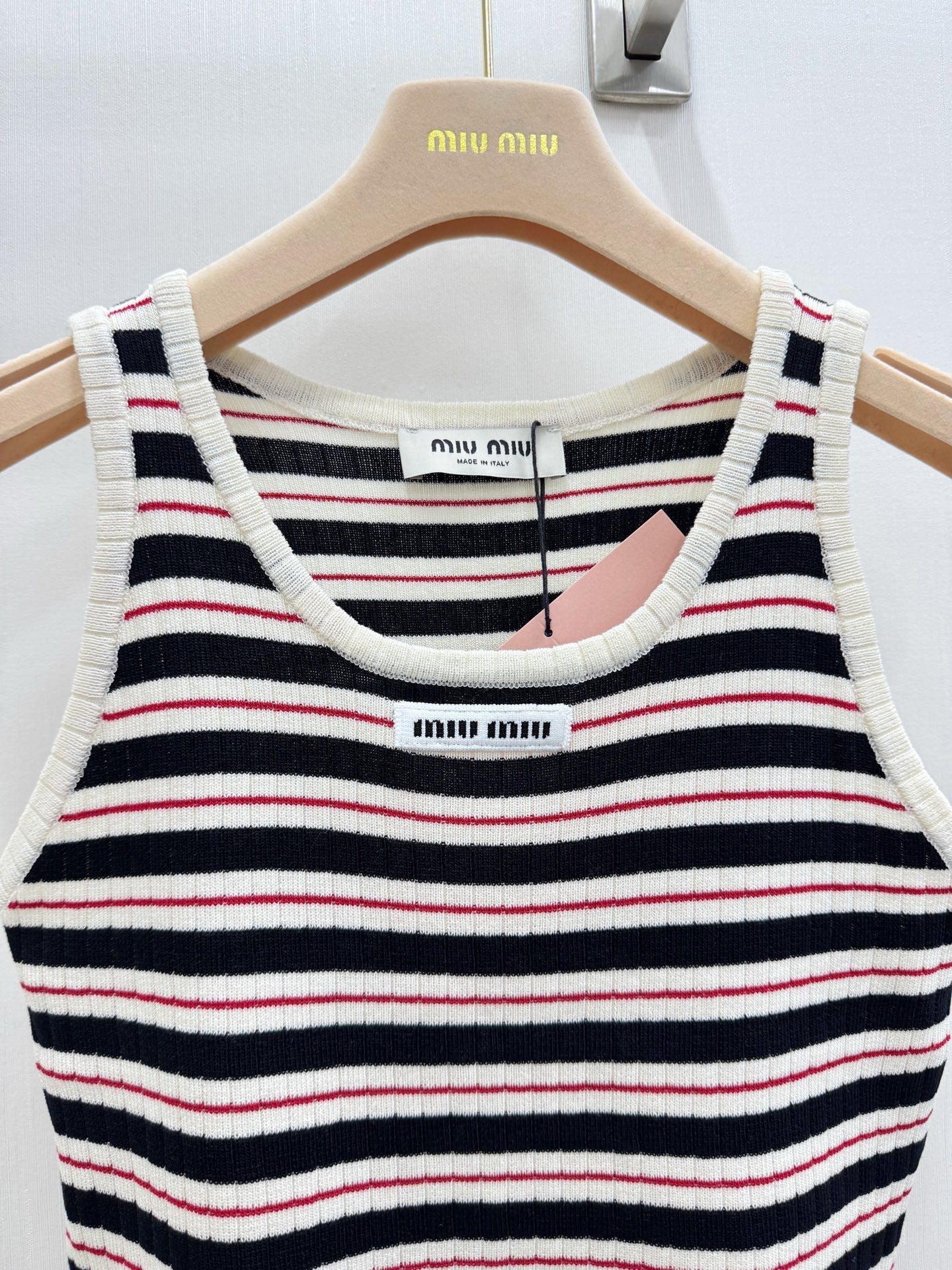 MIUMIU 26S SLEEVELESS KNIT TANK TOP 1443