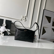 CHANEL 26S HOBO BAG 23 IN BLACK LAMBSKIN
