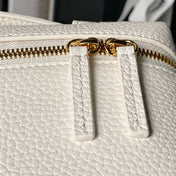 CHANEL 26S VANITY BAG 19 IN IVORY WHITE CAVIAR CALFSKIN GOLD HARDWARE