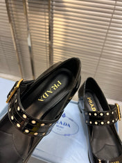 MARY JANE PUMPS IN BLACK GLOSSY CALFSKIN