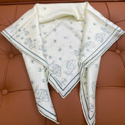 CHANEL 25S SCARF 90 IN SILK 703706