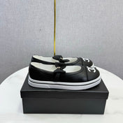 CHANEL 26S MARY JANE SNEAKERS IN BLACK CALFSKIN