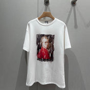 Loewe 25 Printed Round Neck Short Sleeve T-shirt White Cotton 215607