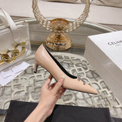 HIGH-HEELS 5 CM IN MACAROON TAN CALFSKIN