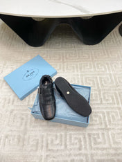 TASSEL LOAFERS IN BLACK LAMBSKIN